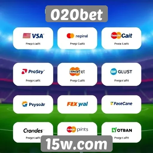 Métodos de pagamento disponíveis no 020bet